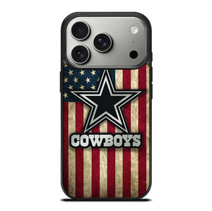 DALLAS COWBOYS AMERICAN FLAG iPhone 17 Pro Case Cover