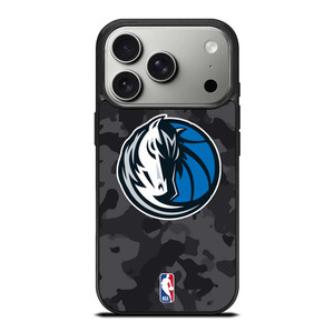 DALLAS MAVERICKS BLACK CAMO iPhone 17 Pro Case Cover