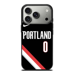 DAMIAN LILLARD PORTLAND TRAIL BLAZERS BLACK iPhone 17 Pro Case Cover