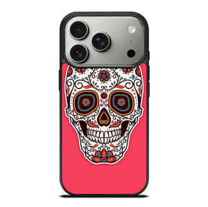 DAY OF THE DEAD PINK iPhone 17 Pro Case Cover