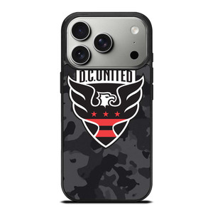 DC UNITED MLS BLACK CAMO iPhone 17 Pro Case Cover