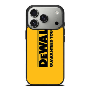 DEWALT TOOL LOGO GUARANTEED TOUGH iPhone 17 Pro Case Cover