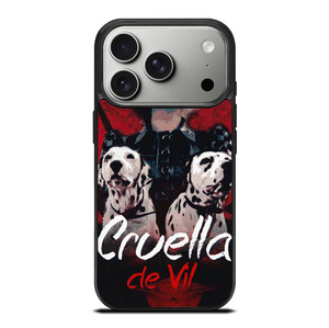 DISNEY CRUELLA DE VIL DALMATIAN iPhone 17 Pro Case Cover