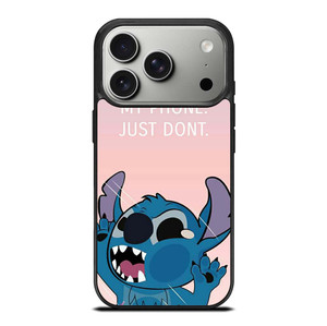DISNEY STITCH DONT TOUCH MY PHONE  iPhone 17 Pro Case Cover