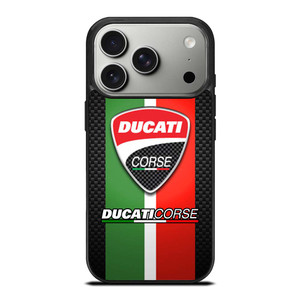DUCATI CORSE CARBON LOGO iPhone 17 Pro Case Cover