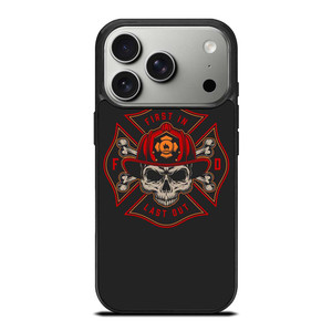 FIREFIGHTER FIREMAN SKULL LOGO iPhone 17 Pro Case Cover