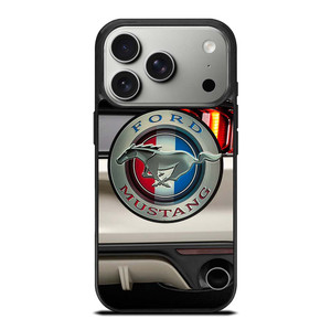 FORD MUSTANG CAR LOGO WHITE iPhone 17 Pro Case Cover