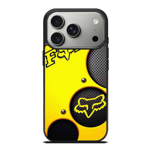 FOX RACING YELLOW METAL iPhone 17 Pro Case Cover