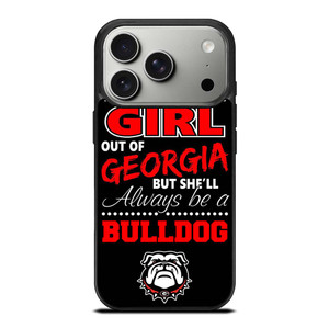 GEAORGIA BULLDOGS FOOTBALL GIRL iPhone 17 Pro Case Cover