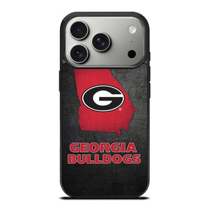 GEORGIA BULLDOGS SYMBOL METAL iPhone 17 Pro Case Cover