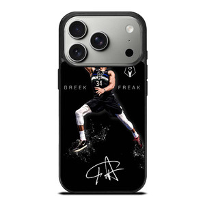 GIANNIS ANTETOKOUNMPO MILWAUKEE BUCKS iPhone 17 Pro Case Cover