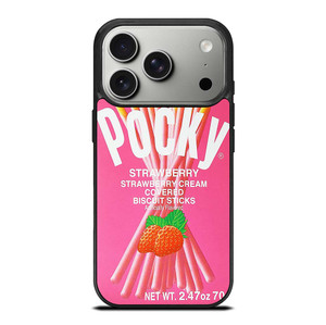 GLICO POCKY STRAWBERRY iPhone 17 Pro Case Cover