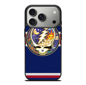 GRATEFUL DEAD BAND SKULL LOGO MOON AND SUN iPhone 17 Pro Case Cover