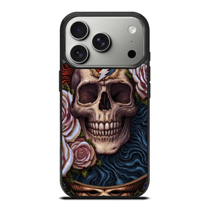 GRATEFUL DEAD SKULL AND ROSE LOGO iPhone 17 Pro Case Cover GRATEFUL DEAD SKULL AND ROSE LOGO iPhone 17 Pro Case Cover