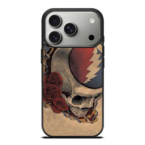 GRATEFUL DEAD SKULL LOGO ART iPhone 17 Pro Case Cover GRATEFUL DEAD SKULL LOGO ART iPhone 17 Pro Case Cover