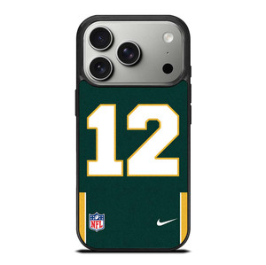 GREEN BAY PACKERS AARON RODGERS 12 NFL NIKE iPhone 17 Pro Case Cover