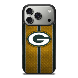 GREEN BAY PACKERS NFL METAL STRIPE iPhone 17 Pro Case Cover