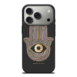HAMSA EVIL EYE HAND OF FATIMA LOGO iPhone 17 Pro Case Cover