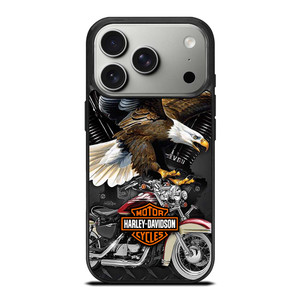 HARLEY DAVIDSON EAGLE METAL LOGO iPhone 17 Pro Case Cover