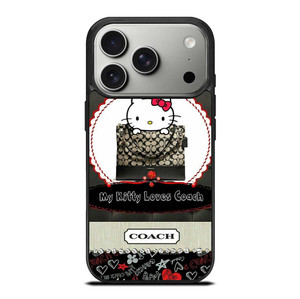 HELLO KITTY LOVES COACH iPhone 17 Pro Case Cover