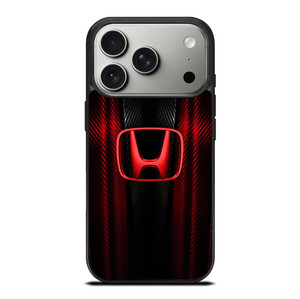 HONDA LOGO RED CARBON iPhone 17 Pro Case Cover