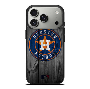 HOUSTON ASTROS BASEBALL MLB WOOD LOGO iPhone 17 Pro Case Cover