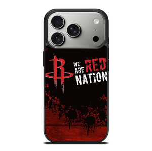 HOUSTON ROCKETS NBA WE ARE RED NATION iPhone 17 Pro Case Cover