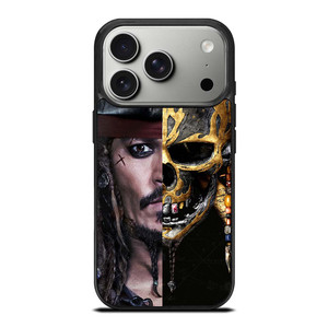 JACK SPARROW PIRATES OF THE CARIBBEAN SKULL iPhone 17 Pro Case Cover