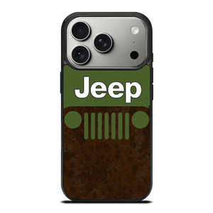 JEEP GREEN RUSTY LOGO iPhone 17 Pro Case Cover