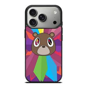 KANYE WEST DROPOUT BEAR FACE ICON iPhone 17 Pro Case Cover