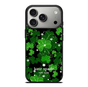 KATE SPADE GREEN LEAFS iPhone 17 Pro Case Cover
