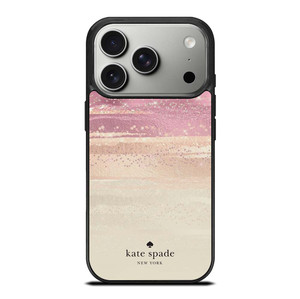 KATE SPADE NEW YORK ROSE GOLD GLITTER iPhone 17 Pro Case Cover