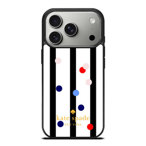 KATE SPADE STRIPE POLKADOTS iPhone 17 Pro Case Cover