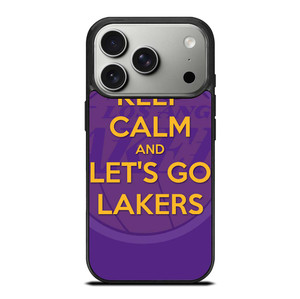 KEEP CALM AND GO LAKERS iPhone 17 Pro Case Cover
