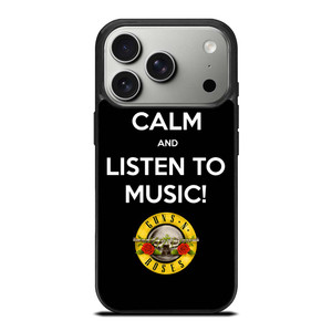 KEEP CALM AND LISTEN GUNS N ROSES iPhone 17 Pro Case Cover
