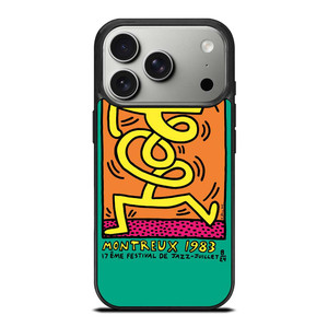 KEITH HARING MONTREUX 1983 iPhone 17 Pro Case Cover