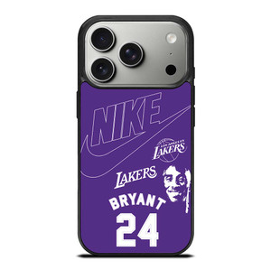 KOBER BRYANT LAKERS NIKE PURPLE iPhone 17 Pro Case Cover