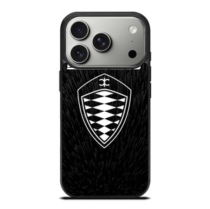 KOENIGSEGG LOGO BLACK PATTERN iPhone 17 Pro Case Cover