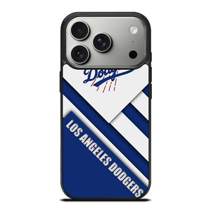 LA DODGERS WHITE BLUE STRIPS iPhone 17 Pro Case Cover