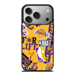LA LOS ANGELES LAKERS STICKER BOMB iPhone 17 Pro Case Cover