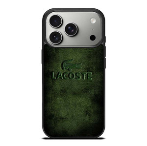 LACOSTE LEATHER iPhone 17 Pro Case Cover