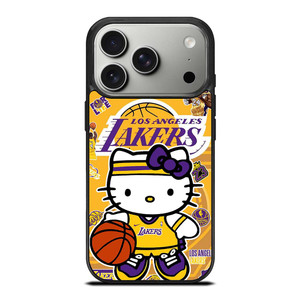 LAKERS HELLO KITTY iPhone 17 Pro Case Cover