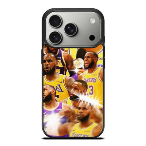 LEBRON JAMES LAKERS COLLAGE 2 iPhone 17 Pro Case Cover