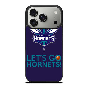 LETS GO CHARLOTTE HORNETS NBA BASKETBALL iPhone 17 Pro Case Cover