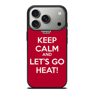 LETS GO MIAMI HEAT NBA BASKETBALL 3 iPhone 17 Pro Case Cover