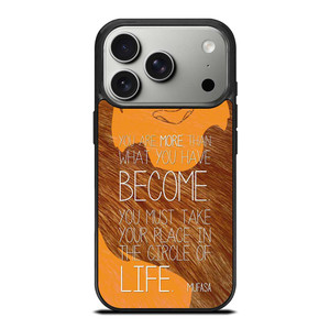 LION KING MUFASA QUOTES iPhone 17 Pro Case Cover