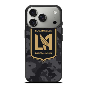 LOS ANGELES FC MLS BLACK CAMO iPhone 17 Pro Case Cover