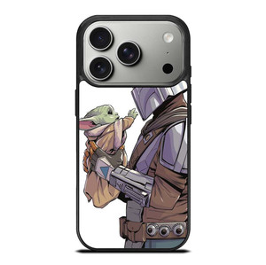 MANDALORIAN AND BABY YODA STAR WARS INSIDER iPhone 17 Pro Case Cover
