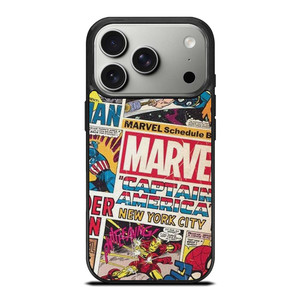 MARVEL COMICS COLLAGE iPhone 17 Pro Case Cover