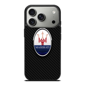 MASERATI LOGO CARBON FIBER iPhone 17 Pro Case Cover